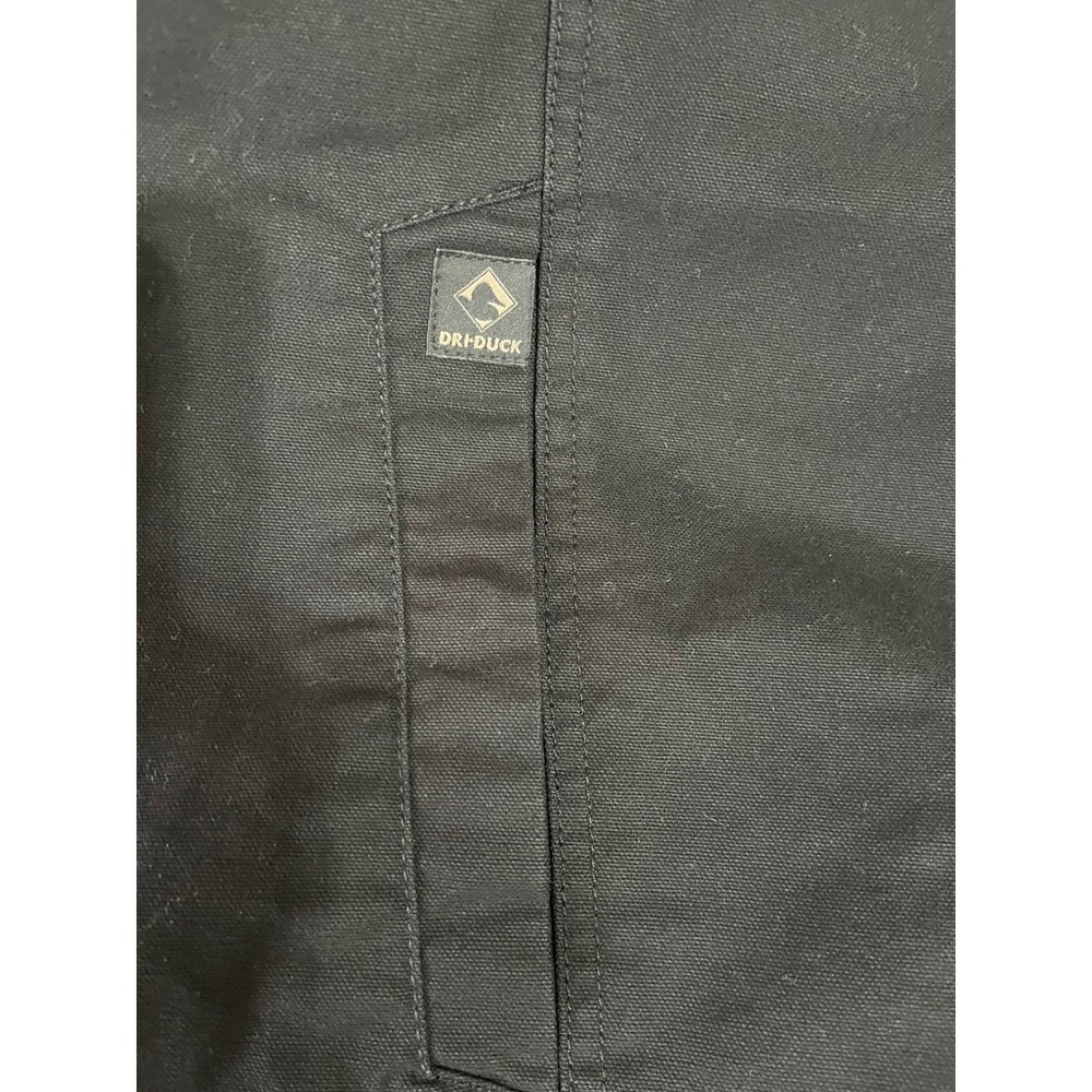 Dri Duck Trek 5068 Mens XL Black Canyon Cloth Canvas Sherpa Lined Workwear Vest - Picture 10 of 10